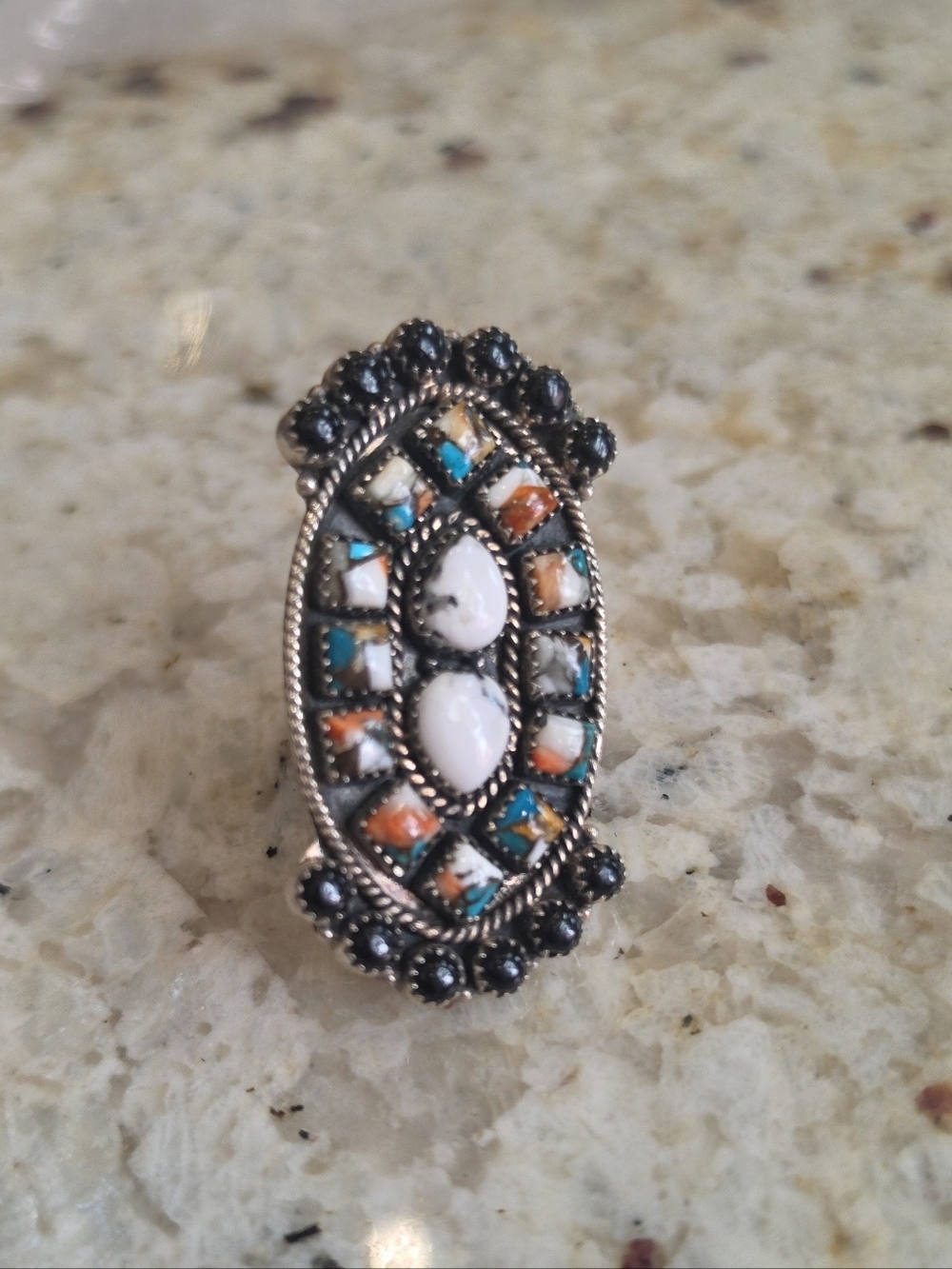 Authentic Turquoise Statement Ring - Picture 2 of 5